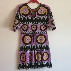 Vintage 70s knit mini dress